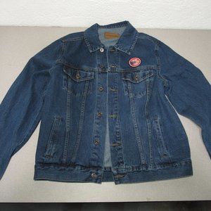 Taking Back Sunday Eternal Stonewash Denim Jacket Mens M Womens L/XL Band Patch